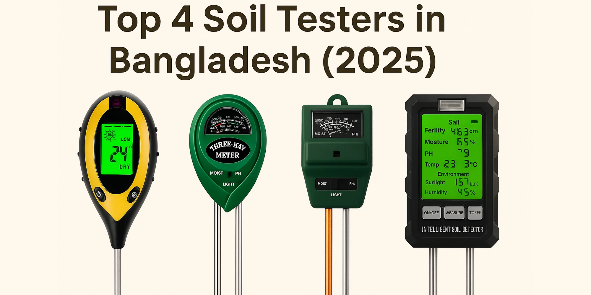 Top 4 Soil Testers in Bangladesh (2025): Which One is Right for You?